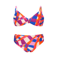 Laad de afbeelding in de Gallery-viewer, Product Front: Rio De Sol Girl's Two-Piece Funny Bikini-Kids