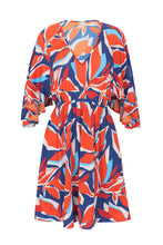 Laad de afbeelding in de Gallery-viewer, Product Front: Rio De Sol Mini Dress Leaves Mini Dress
