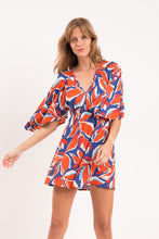 Laad de afbeelding in de Gallery-viewer, Image 04: Rio De Sol Mini Dress Leaves Mini Dress
