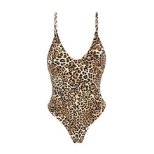 Laad de afbeelding in de Gallery-viewer, Product Front: Rio De Sol One-Piece Leopardo Hype