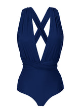 Laad de afbeelding in de Gallery-viewer, Product Front: Rio De Sol One-Piece Marinho Marina