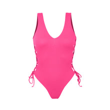 Laad de afbeelding in de Gallery-viewer, Product Front: Rio De Sol One-Piece Mtx-Ultrapink Zoe