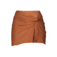 Laad de afbeelding in de Gallery-viewer, Product Front: Rio De Sol Beach Skirt Nocciola Skirt-Knot
