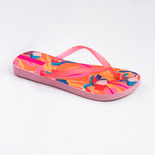 Laad de afbeelding in de Gallery-viewer, Product Back: Rio De Sol Flip-Flop Orange Bloom Slim