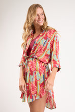Laad de afbeelding in de Gallery-viewer, Image 10: Rio De Sol Shirtdress Sea-Bloom Chemise Gabriele