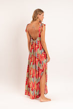 Laad de afbeelding in de Gallery-viewer, Model Back: Rio De Sol Maxi Dresses Sea-Bloom Long Dress Chiara