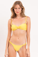 Laad de afbeelding in de Gallery-viewer, Gallery: Rio De Sol Set Set Amarelo Bandeau-Crispy Cheeky-Crispy
