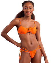 Laad de afbeelding in de Gallery-viewer, Gallery: Rio De Sol Set Set Dots-Orange Balconet-Tie Pipa