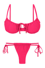 Laad de afbeelding in de Gallery-viewer, Product Front: Rio De Sol Set Set Dots-Virtual-Pink Balconet-Tie Pipa