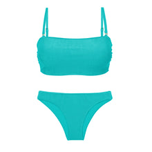 Laad de afbeelding in de Gallery-viewer, Product Front: Rio De Sol Set Set Malibu-Atol Bandeau-Reto Essential
