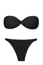 Laad de afbeelding in de Gallery-viewer, Product Front: Rio De Sol Set Set Nero Twist Leblon