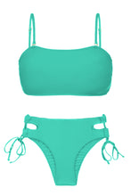 Laad de afbeelding in de Gallery-viewer, Product Front: Rio De Sol Set Set Opal Bandeau-Reto Madrid