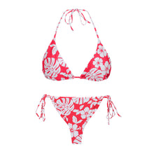 Laad de afbeelding in de Gallery-viewer, Product Front: Rio De Sol Set Set Pua-Hibiscus Kauai Kaleia
