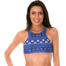 Laad de afbeelding in de Gallery-viewer, Model Front: Rio De Sol Top Soutien Cool Jean Sporty