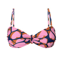 Laad de afbeelding in de Gallery-viewer, Product Front: Rio De Sol Top Top Amore-Pink Bandeau-Crispy