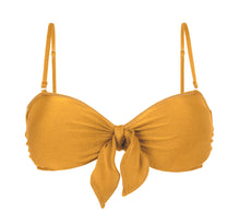 Laad de afbeelding in de Gallery-viewer, Product Front: Rio De Sol Top Top Damasco Bandeau-No