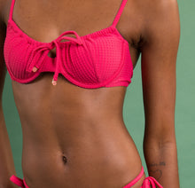 Laad de afbeelding in de Gallery-viewer, Image 09: Rio De Sol Top Top Dots-Virtual-Pink Balconet-Tie