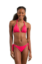 Laad de afbeelding in de Gallery-viewer, Model Front: Rio De Sol Top Top Dots-Virtual-Pink Mel