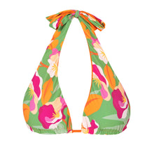 Laad de afbeelding in de Gallery-viewer, Product Front: Rio De Sol Top Top Green-Bloom Halter-Double