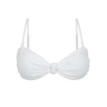 Laad de afbeelding in de Gallery-viewer, Product Front: Rio De Sol Top Top Memphis-White Bandeau-Joy