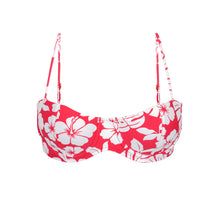 Laad de afbeelding in de Gallery-viewer, Product Front: Rio De Sol Top Top Pua-Hibiscus Coral