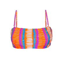 Laad de afbeelding in de Gallery-viewer, Product Front: Rio De Sol Top Top Stripes Bandeau-Reto