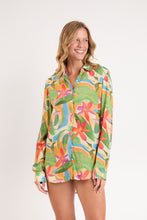 Laad de afbeelding in de Gallery-viewer, Image 02: Rio De Sol Shirtdress Tropical Shirt Greta