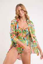 Laad de afbeelding in de Gallery-viewer, Image 04: Rio De Sol Shirtdress Tropical Shirt Greta