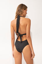 Laad de afbeelding in de Gallery-viewer, Model Back: Rio De Sol One-Piece Linea-Black Mel-Op

