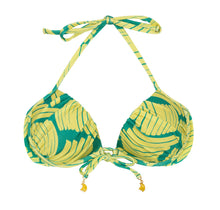 Laad de afbeelding in de Gallery-viewer, Product Front: Rio De Sol Top Top Banana Yellow Balconet

