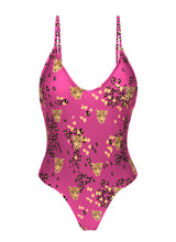 Laad de afbeelding in de Gallery-viewer, Product Front: Rio De Sol One-Piece Roar-Pink Hype
