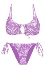 Laad de afbeelding in de Gallery-viewer, Product Front: Rio De Sol Set Set Trail-Purple Tank-Tie Ibiza-Comfy
