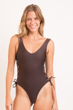 Laad de afbeelding in de Gallery-viewer, Gallery: Rio De Sol One-Piece Shimmer-Coffee Zoe
