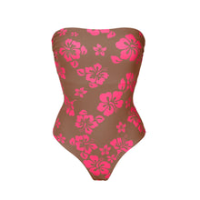 Laad de afbeelding in de Gallery-viewer, Product Front: Wednesday In Hawaii By Rio De Sol One-Piece Pua-Coco-Guava Aloha
