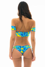Laad de afbeelding in de Gallery-viewer, Image 07: Rio De Sol Top Top Palmeira Azul Off Shoulder

