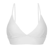 Laad de afbeelding in de Gallery-viewer, Product Front: Rio De Sol Top Top Cotele-Branco Tri-Tank
