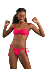 Laad de afbeelding in de Gallery-viewer, Image 04: Rio De Sol Top Top Dots-Virtual-Pink Balconet-Tie
