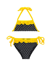 Laad de afbeelding in de Gallery-viewer, Product Front: Brazilian Bikini Shop Girl's Two-Piece Melinho Kids
