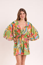Laad de afbeelding in de Gallery-viewer, Gallery: Rio De Sol Kaftans / Cover Ups Tropical Kaftan Bel
