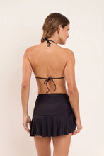 Laad de afbeelding in de Gallery-viewer, Model Back: Rio De Sol Beach Skirt Mini Skirt Nero
