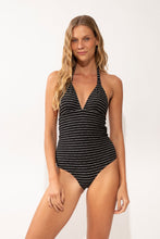 Laad de afbeelding in de Gallery-viewer, Model Front: Rio De Sol One-Piece Linea-Black Mel-Op
