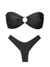Laad de afbeelding in de Gallery-viewer, Product Front: Rio De Sol Set Set Shimmer-Black Mavi Nara
