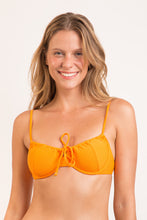 Laad de afbeelding in de Gallery-viewer, Gallery: Rio De Sol Top Top Dots-Mango Balconet-Tie
