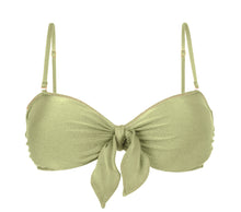 Laad de afbeelding in de Gallery-viewer, Product Front: Rio De Sol Top Top Oliva Bandeau-No
