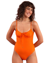 Laad de afbeelding in de Gallery-viewer, Gallery: Rio De Sol One-Piece Dots-Orange Julia
