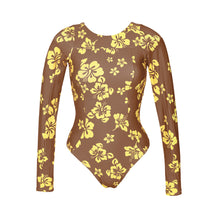 Laad de afbeelding in de Gallery-viewer, Product Front: Wednesday In Hawaii By Rio De Sol One-Piece Pua-Coco-Lilikoi Surf
