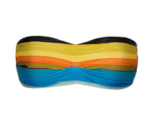 Laad de afbeelding in de Gallery-viewer, Product Front: Rio De Sol Top Top Artsy Bandeau-Pli
