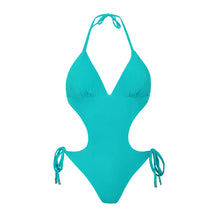 Laad de afbeelding in de Gallery-viewer, Product Front: Rio De Sol One-Piece Malibu-Atol Trikini
