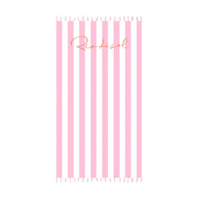 Laad de afbeelding in de Gallery-viewer, Product Front: Rio De Sol Beach Towel Fouta Rosa
