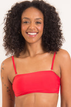 Laad de afbeelding in de Gallery-viewer, Gallery: Rio De Sol Top Top Rouge Bandeau-Reto
